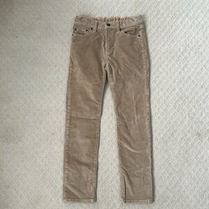 J. Crew Crewcuts boys corduroy pants khaki size 10